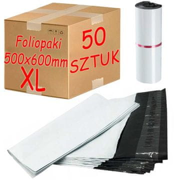 Folio omotnice kurirske bijele XL 500x600mm - 50 kom.