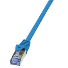 LogiLink CQ3036S Cat.6A S/FTP patch kabel 1m plavi