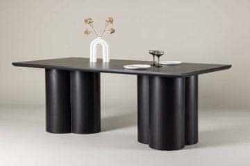 Venture Design AB Blagovaonski stol, Olivia, 100x210 cm, Crni