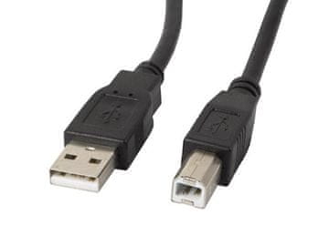 Lanberg Kabel usb 2.0 lanberg am-bm ferryt 1m crni