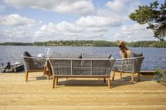 Venture Design AB Set za sjedenje, Chania, Stol 45x110x60 cm Stolica 75x76x75 cm Sofa 75x76x164 cm, Siva