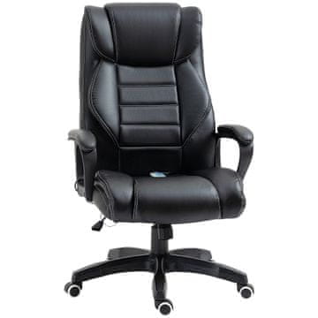Homestar Uredska stolica za masažu 66x78x112-120 cm Crna