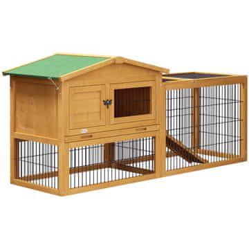 Homestar Kavez za zečeve 2 nivoa 150x52x68 cm Žuta