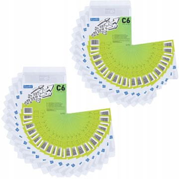 Bantex C6 bijela omotnica SK 114x162mm Bantex 50 kom.
