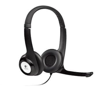 Logitech Slušalice s mikrofonom Logitech H390 USB, crne