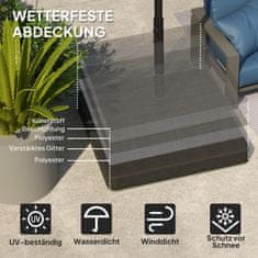 Homestar Set ploča za utege baze suncobrana 89x89x10,5 cm Crna