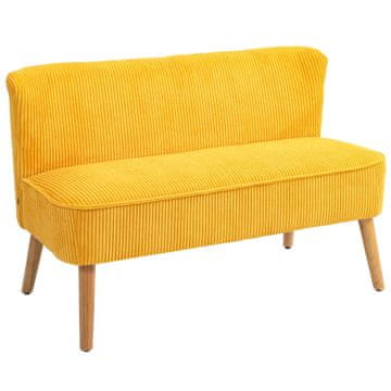 Homestar dvosjedna sofa 117x56.5x77 cm žuta
