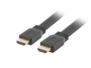 Lanberg M/M v2.0 HDMI kabel 0,5 m crni ravni