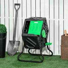 Homestar Kanta za kompost 65 litara 60x49x77 cm Crna