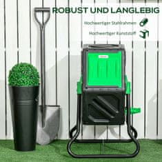 Homestar Kanta za kompost 65 litara 60x49x77 cm Crna