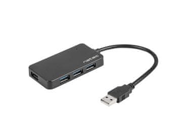 Natec Hub usb Natec Moth 4xusb 3.0 crni