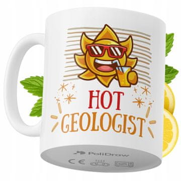 Šalica za geologa, smiješni humoristični tekst i dizajn, šalica za kavu i čaj, rođendane, imendane i blagdane, premium šalica za posebne prigode, za dom, ured i posao, bijela, 330 ml