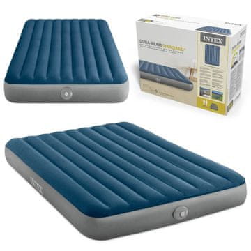 Northix Dvostruki zračni madrac s ugrađenom USB pumpom, 203x152x25 cm