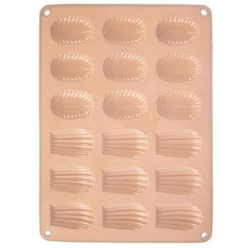Northix Silikonski kalup za pečenje Madeleine i Praline, 34x25 cm