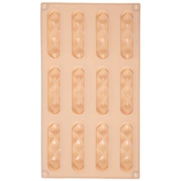 Northix Silikonski kalup za kolačiće i praline, bež, 29,5x17x1,5 cm