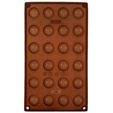 Northix Silikonski kalup za praline, 24 udubljenja, otporan na toplinu