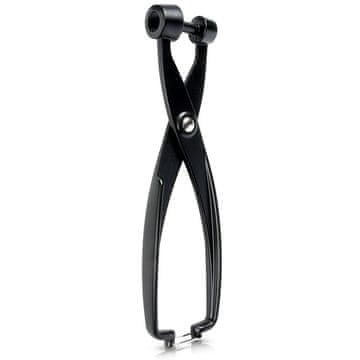 Northix Posuda za koštice višanja i maslina, crni aluminij, 19 cm