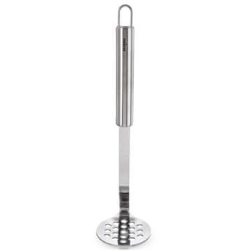Northix Gnječilica za krumpir od nehrđajućeg čelika, 24 cm – ergonomska ručka