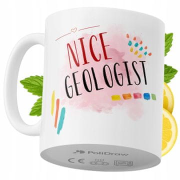 Šalica za geologa, smiješni šalica za čaj i kavu s duhovitim dizajnom, za rođendane i posebne prilike, za dom i ured, bijela, 330 ml