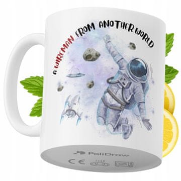 Šalica za kavu i čaj s duhovitim tekstom i grafikom, bijela, 330 ml, za rođendane, imendane i blagdane, za dom, ured i posao
