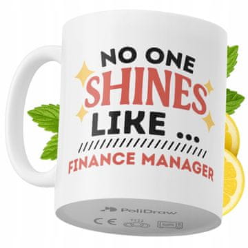 Šalica za financijskog menadžera, smiješan humor dizajn, šalica za kavu i čaj, bijela, 330 ml