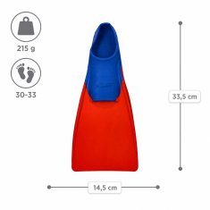 Aqua-Sport AQUA-SPORT dugačke plivačke peraje Long Floating Fins XXS red-blue veličina 30-33 AS1619