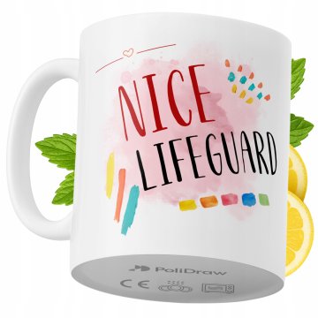 Šalica za čaj i kavu za spasitelja, smiješan dizajn s tekstom, bijela, 330 ml