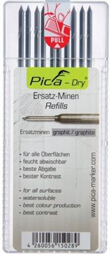 Nadomjesci za marker građevinski, pakiranje 10 kom. grafitni 4030 Pica-Dry