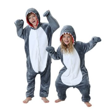 Pidžama onesie kigurumi kostim maskota morski pas za djecu 105-115cm