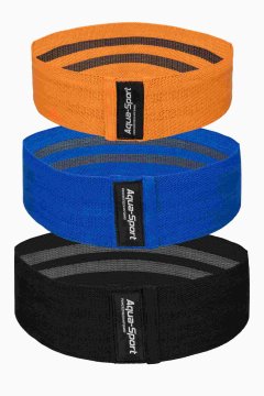 Aqua-Sport AQUA-SPORT set Powerstrech hip band, crno-plavo-narančasta, AS678