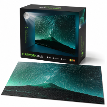 Kiša Vatrometa Fluorescentne Puzzle 1000 komada za Odrasle