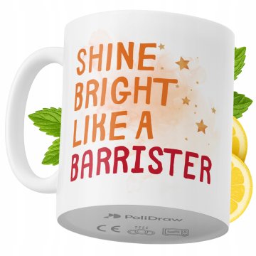 Šalica za baristu sa smiješnim tekstom, bijela, 330 ml