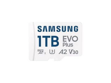 Samsung EVO Plus memorijska kartica, micro SDXC, 1TB, 160MB/s, U3, V30, A2, UHS-I, s adapterom