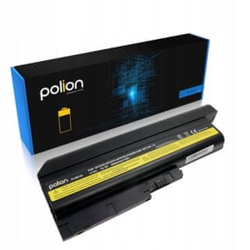 Polion Baterija za prijenosno računalo lenovo thinkpad r500 r60 r60e r60i r61e r61i t500 6600mah