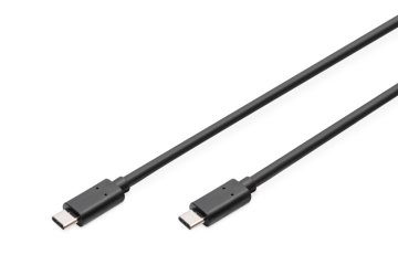 Digitus Digitus AK-300138-030-s usb-c kabel, usb-c 2.0 muški u usb-c 2.0 muški, 3 m, crna