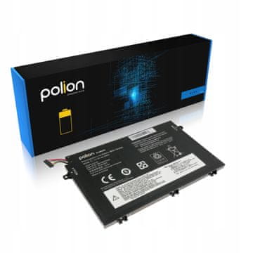 Polion Baterija za laptop Lenovo 01AV445 E480 E490 E580 E585 E590 R480 R490, 3600mAh