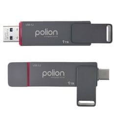 Polion Pendrive 1tb usb-c usb-a ultra brzi 560/520 mb/s čitanje i pisanje