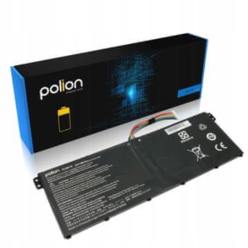 Polion Baterija za laptop acer ac14b18j e 11 es1-131 15 es1-512 2200mah