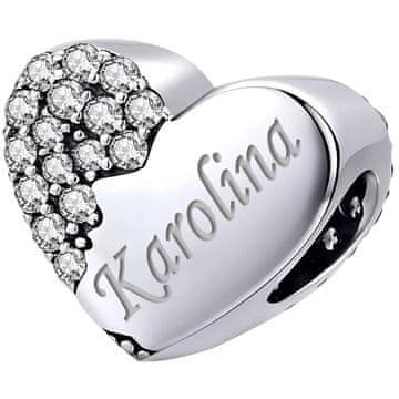 Charms za Pandora srce charms privjesak graviranje srebro 925