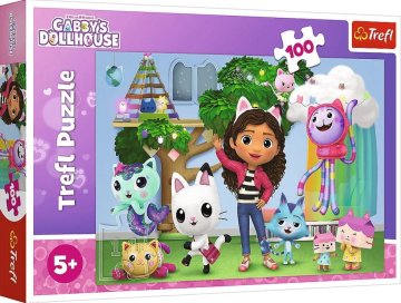 Trefl Trefl 16464 puzzle 100 el Kockinj domći gabi