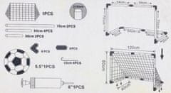 BK Nogometna branka 122x48x65 cm NR:0667