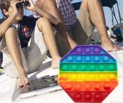 BK Senzorična igračka oktagon rainbow