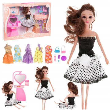 Lalka crna kosa set H109924304