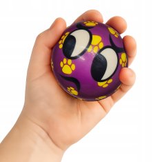 Minka antistres loptica za stiskanje, smiješak, opuštajuća, 8 cm