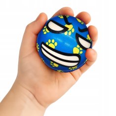Lopta za gnječenje s licem i smiješkom, antistres mekana loptica, 8 cm
