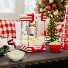Northix Aparat za kokice 300 W, retro stil kina, svjetlo za zagrijavanje