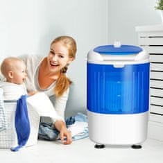 Northix Prijenosna mini perilica rublja, centrifuga za sušilicu rublja 2,5 kg, plava