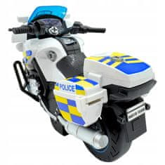 Policijski motocikl sa svjetlima i zvukovima, na pogon motor, polica, 30 cm