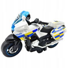 Policijski motocikl sa svjetlima i zvukovima, na pogon motor, polica, 30 cm