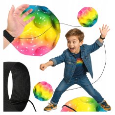 Lopta galaktička na gumi galaxy ball meteor svemirska loptica za vježbanje